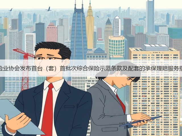 保险业协会发布首台（套）首批次综合保险示范条款及配套的承保理赔服务指引(图1)