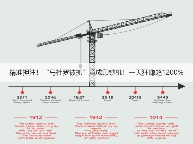 精准押注！“马杜罗被抓”竟成印钞机！一天狂赚超1200%(图1)