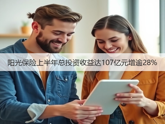 阳光保险上半年总投资收益达107亿元增逾28%(图3) 阳光保险上半年总投资收益达107亿元增逾28%(图3)