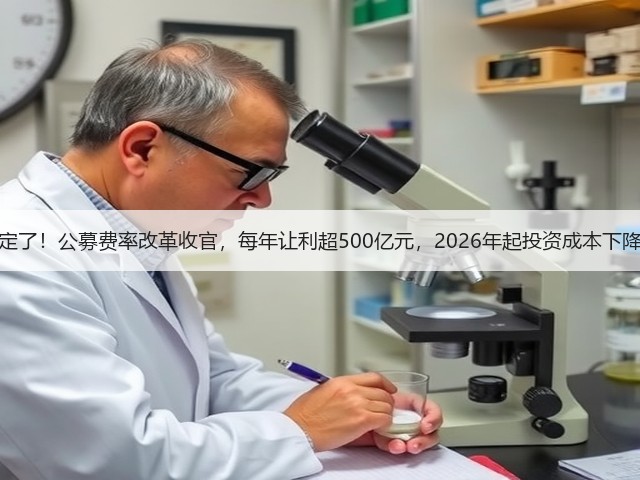 定了!公募费率改革收官,每年让利超500亿元,2026年起投资成本下降(图3) 定了!公募费率改革收官,每年让利超500亿元,2026年起投资成本下降(图3)