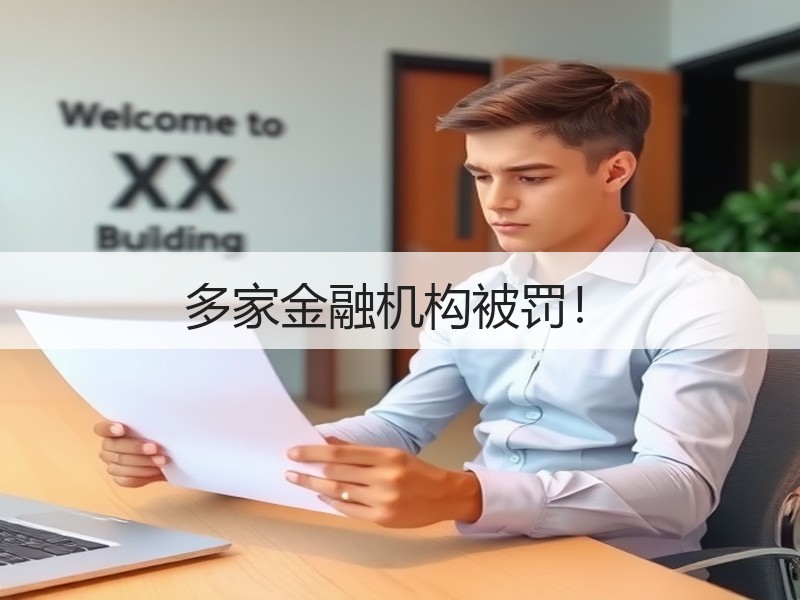 多家金融机构被罚！