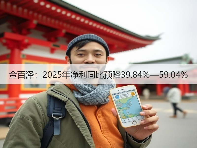 金百泽：2025年净利同比预降39.84%—59.04%