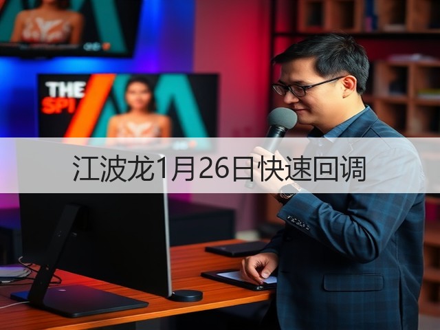 江波龙1月26日快速回调(图3) 江波龙1月26日快速回调(图3)