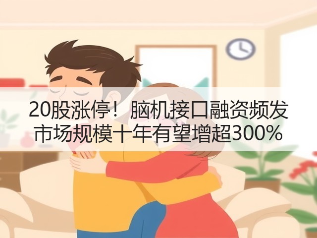 20股涨停!脑机接口融资频发 市场规模十年有望增超300%(图3) 20股涨停!脑机接口融资频发 市场规模十年有望增超300%(图3)