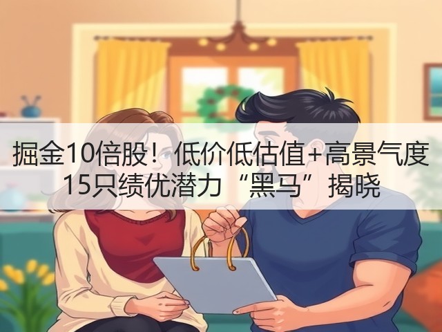 掘金10倍股!低价低估值+高景气度 15只绩优潜力“黑马”揭晓(图2) 掘金10倍股!低价低估值+高景气度 15只绩优潜力“黑马”揭晓(图2)