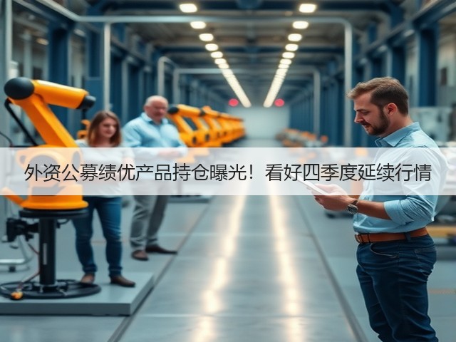 外资公募绩优产品持仓曝光!看好四季度延续行情(图1) 外资公募绩优产品持仓曝光!看好四季度延续行情(图1)
