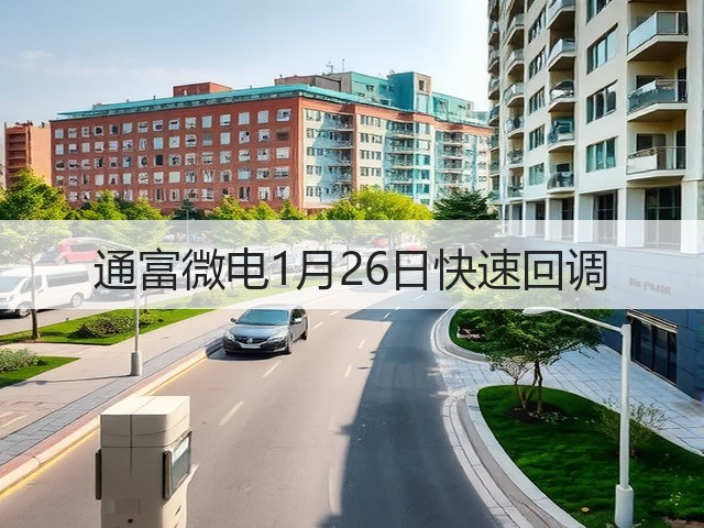 通富微电1月26日快速回调(图2)