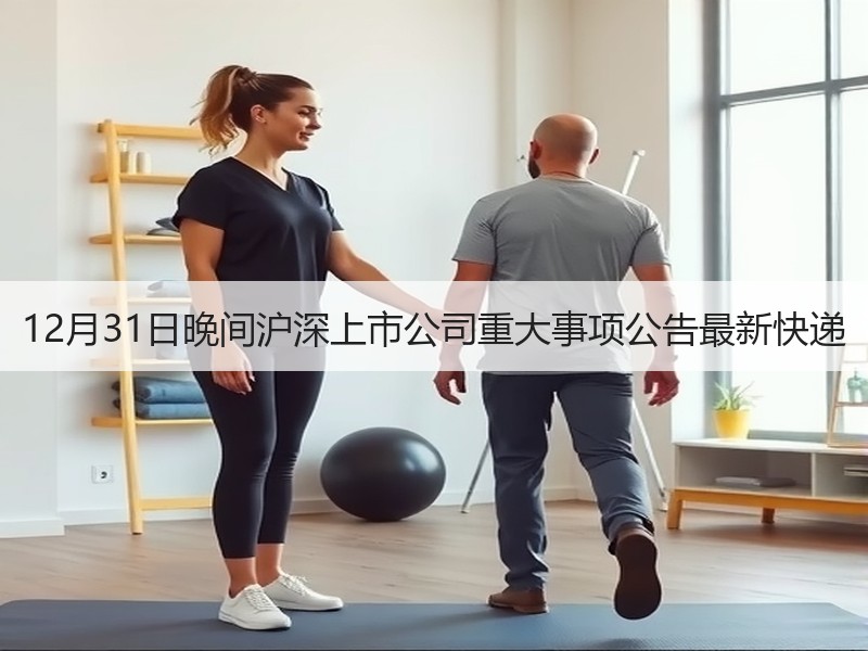 12月31日晚间沪深上市公司重大事项公告最新快递