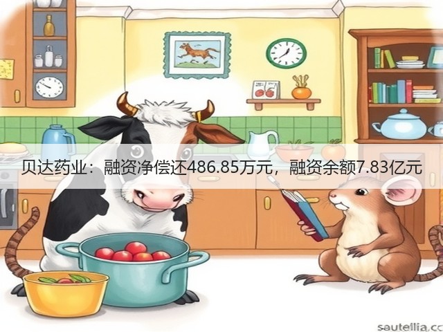 贝达药业:融资净偿还486.85万元,融资余额7.83亿元(图3) 贝达药业:融资净偿还486.85万元,融资余额7.83亿元(图3)