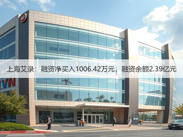 上海艾录:融资净买入1006.42万元,融资余额2.39亿元(图2) 上海艾录:融资净买入1006.42万元,融资余额2.39亿元(图2)