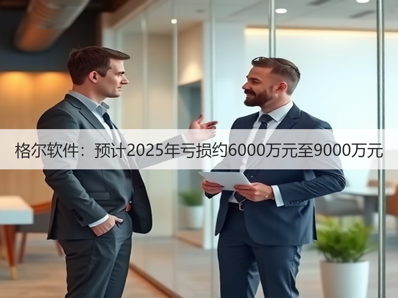 格尔软件：预计2025年亏损约6000万元至9000万元