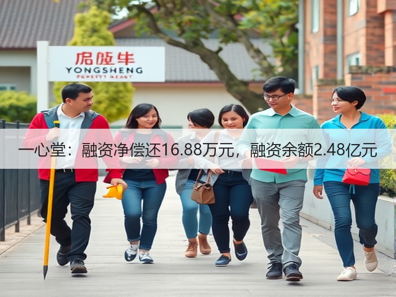一心堂：融资净偿还16.88万元，融资余额2.48亿元