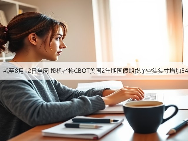 CFTC：截至8月12日当周 投机者将CBOT美国2年期国债期货净空头头寸增加54074手(图3)