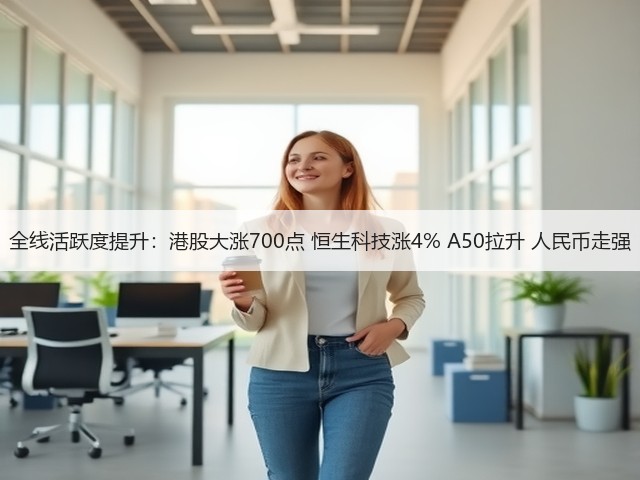 全线活跃度提升：港股大涨700点 恒生科技涨4% A50拉升 人民币走强(图1)