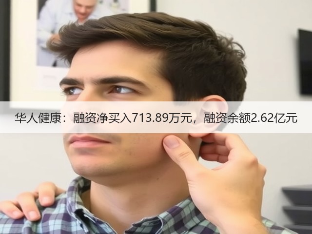 华人健康：融资净买入713.89万元，融资余额2.62亿元(图1)