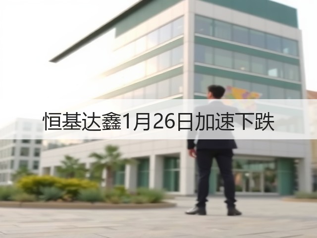 恒基达鑫1月26日加速下跌(图2)