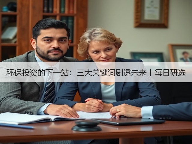 环保投资的下一站：三大关键词剧透未来丨每日研选(图2)