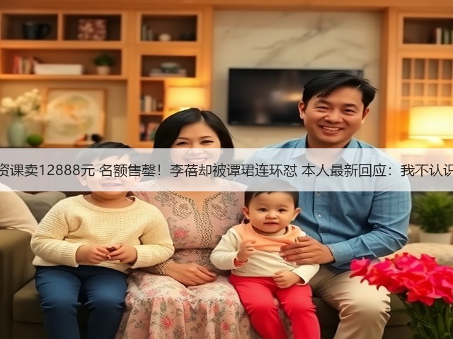 投资课卖12888元 名额售罄!李蓓却被谭珺连环怼 本人最新回应:我不认识她(图1) 投资课卖12888元 名额售罄!李蓓却被谭珺连环怼 本人最新回应:我不认识她(图1)