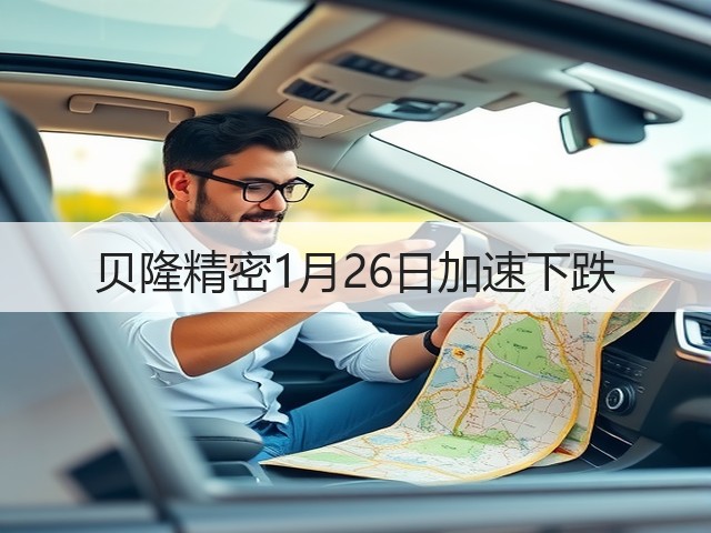 贝隆精密1月26日加速下跌(图1)