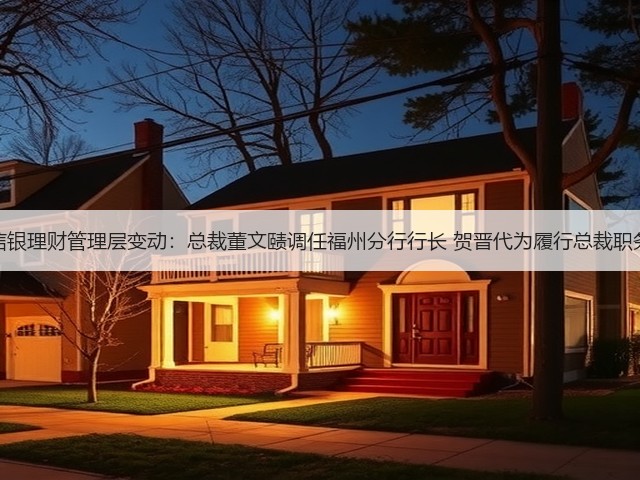 信银理财管理层变动:总裁董文赜调任福州分行行长 贺晋代为履行总裁职务(图1) 信银理财管理层变动:总裁董文赜调任福州分行行长 贺晋代为履行总裁职务(图1)