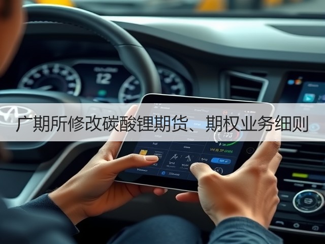广期所修改碳酸锂期货、期权业务细则(图2) 广期所修改碳酸锂期货、期权业务细则(图2)
