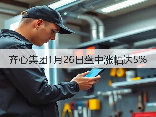 齐心集团1月26日盘中涨幅达5%(图1) 齐心集团1月26日盘中涨幅达5%(图1)