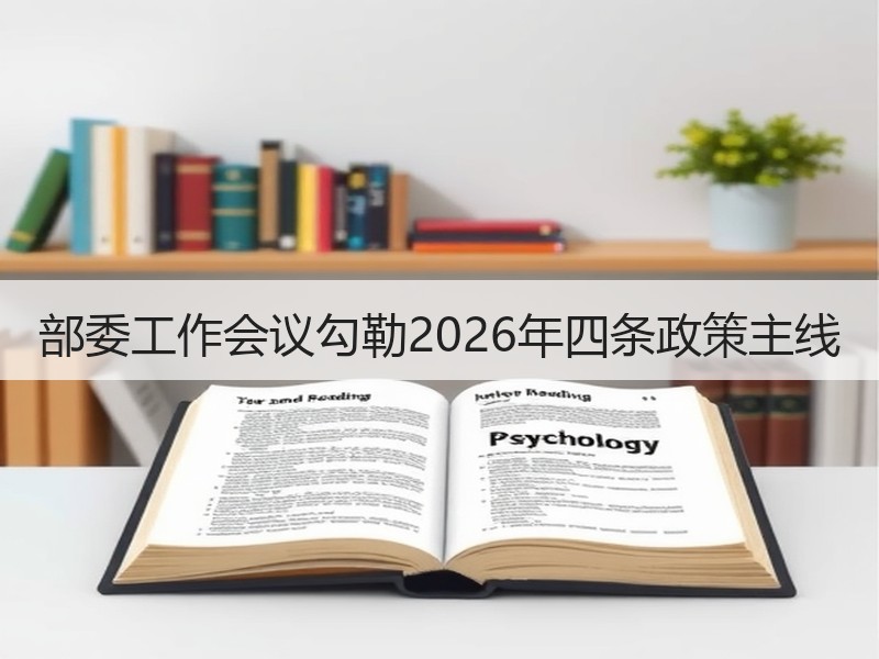 部委工作会议勾勒2026年四条政策主线