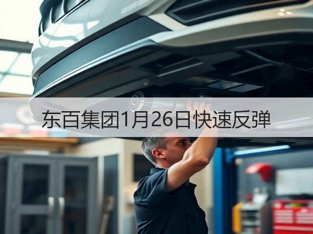 东百集团1月26日快速反弹(图2)