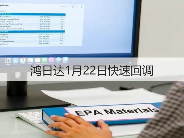 鸿日达1月22日快速回调(图3)