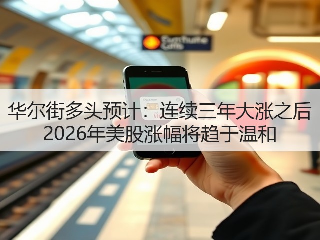 华尔街多头预计：连续三年大涨之后 2026年美股涨幅将趋于温和(图2)