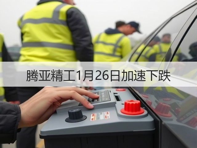 腾亚精工1月26日加速下跌(图3) 腾亚精工1月26日加速下跌(图3)