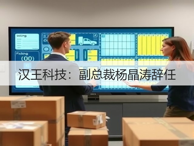 汉王科技：副总裁杨晶涛辞任(图1)