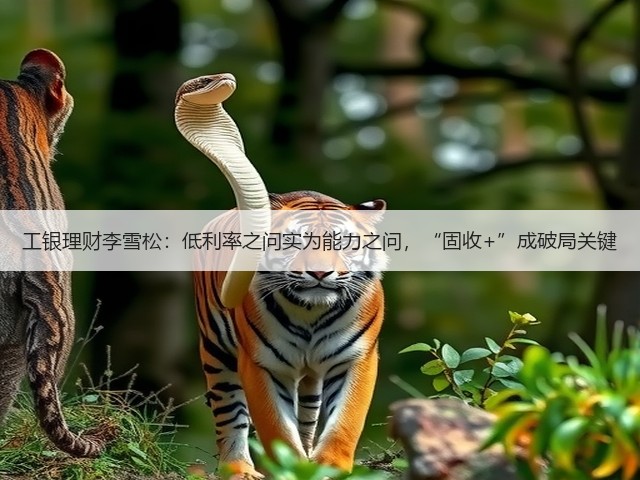 工银理财李雪松:低利率之问实为能力之问,“固收+”成破局关键(图1) 工银理财李雪松:低利率之问实为能力之问,“固收+”成破局关键(图1)