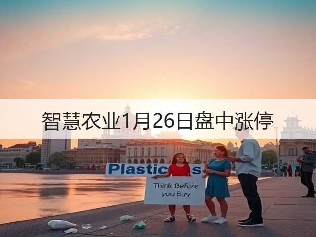 智慧农业1月26日盘中涨停(图1) 智慧农业1月26日盘中涨停(图1)