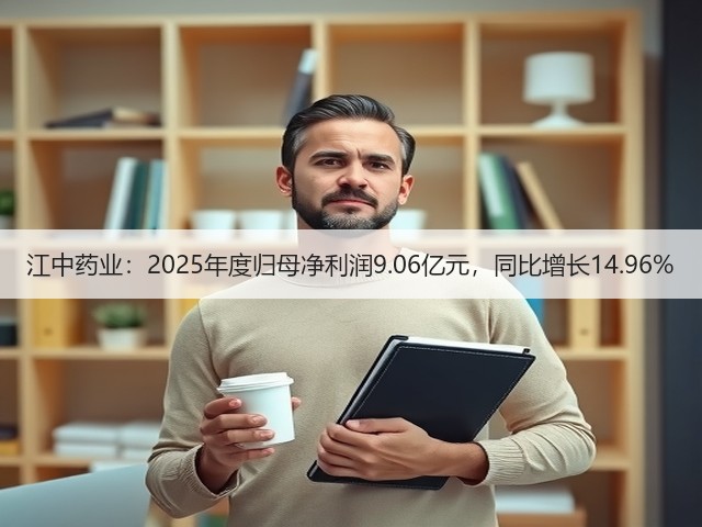 江中药业：2025年度归母净利润9.06亿元，同比增长14.96%(图2)