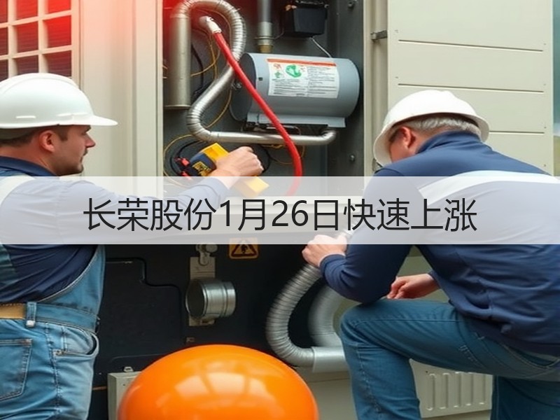 长荣股份1月26日快速上涨