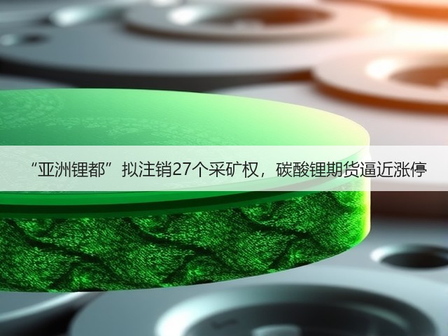 “亚洲锂都”拟注销27个采矿权，碳酸锂期货逼近涨停(图2)
