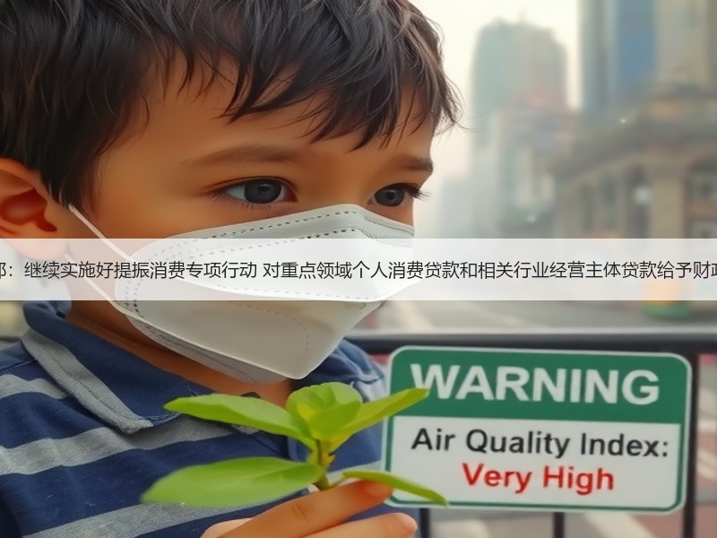 财政部：继续实施好提振消费专项行动 对重点领域个人消费贷款和相关行业经营主体贷款给予财政贴息