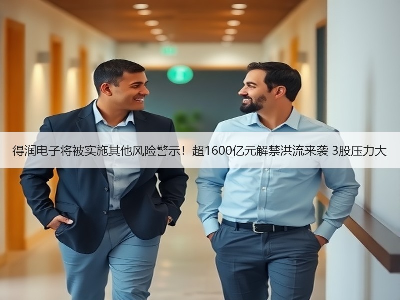 得润电子将被实施其他风险警示！超1600亿元解禁洪流来袭 3股压力大