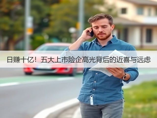 日赚十亿！五大上市险企高光背后的近喜与远虑(图3)
