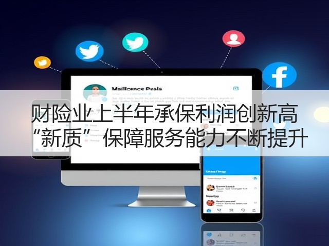 财险业上半年承保利润创新高 “新质”保障服务能力不断提升(图3)