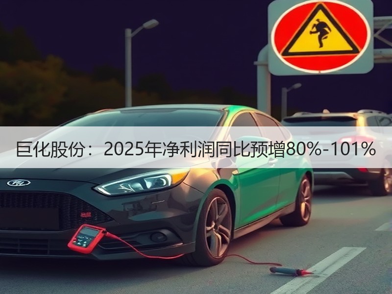 巨化股份：2025年净利润同比预增80%-101%