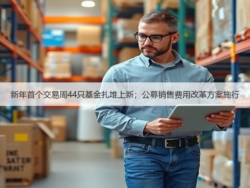 新年首个交易周44只基金扎堆上新；公募销售费用改革方案施行