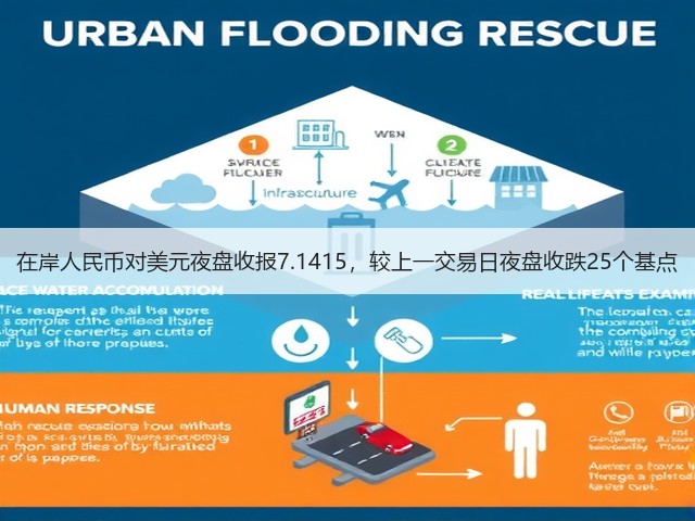 在岸人民币对美元夜盘收报7.1415，较上一交易日夜盘收跌25个基点(图2)