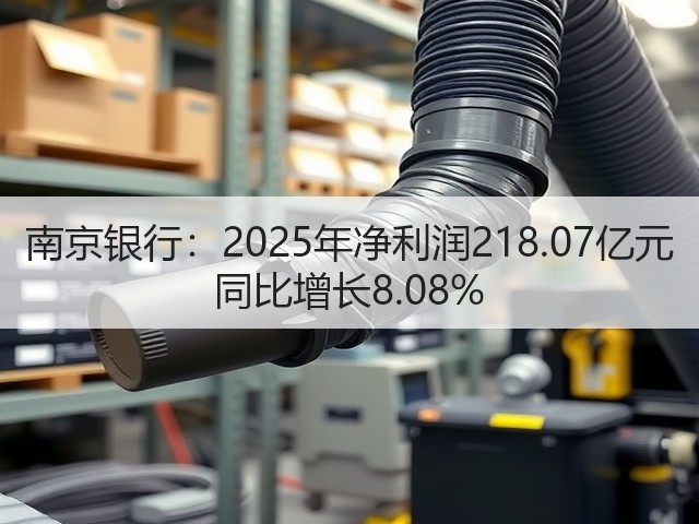 南京银行:2025年净利润218.07亿元 同比增长8.08%(图1) 南京银行:2025年净利润218.07亿元 同比增长8.08%(图1)