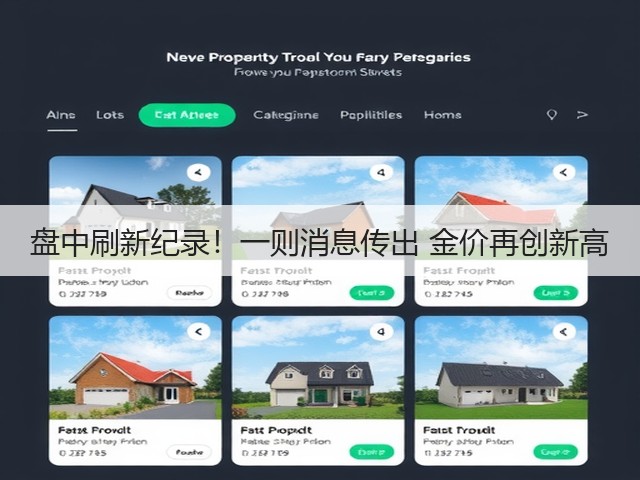 盘中刷新纪录!一则消息传出 金价再创新高(图3) 盘中刷新纪录!一则消息传出 金价再创新高(图3)