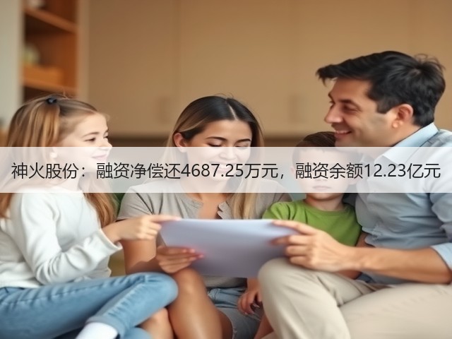 神火股份：融资净偿还4687.25万元，融资余额12.23亿元(图3)