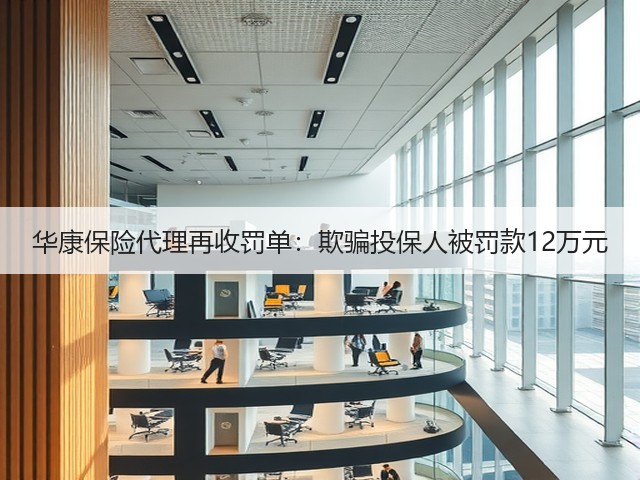 华康保险代理再收罚单:欺骗投保人被罚款12万元(图2) 华康保险代理再收罚单:欺骗投保人被罚款12万元(图2)