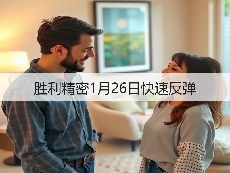 胜利精密1月26日快速反弹
