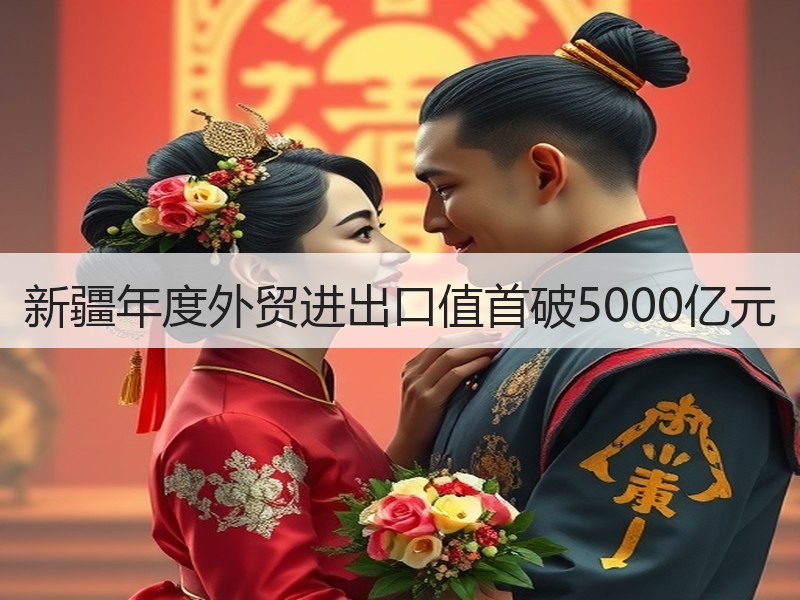 新疆年度外贸进出口值首破5000亿元